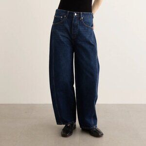 St Agni Mid Rise Balloon Jeans - Dark Indigo - Size 26